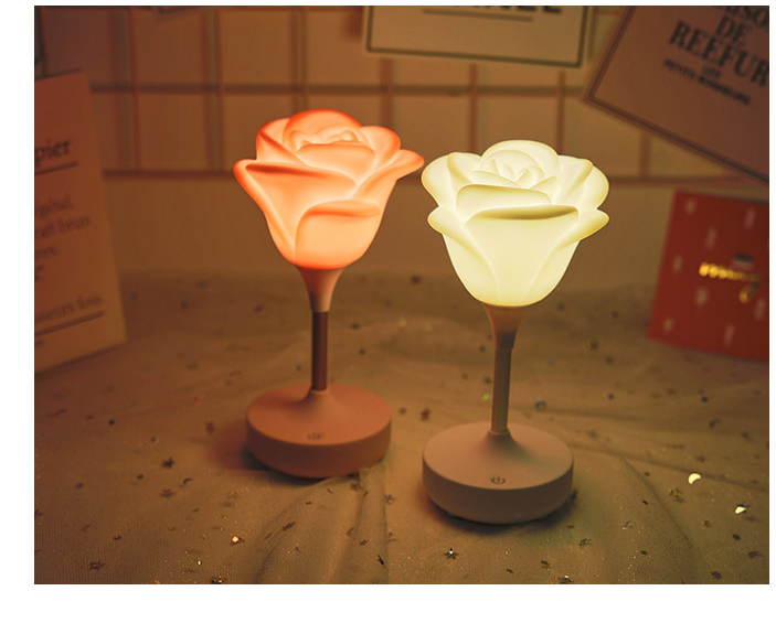 Veilleuse LED Rose